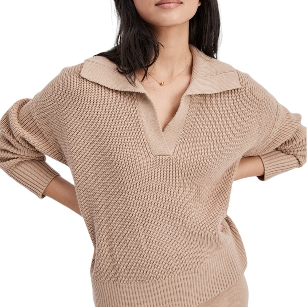 Organic 100% Cotton Polo Sweater
